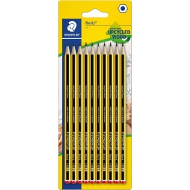 STAEDTLER Crayon de papier Noris, HB, blister de 10