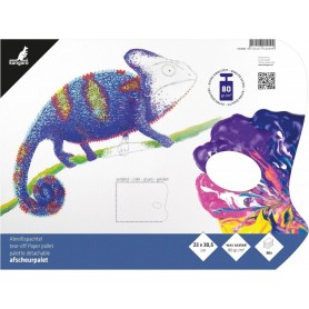 kangaro Palette pelable, 36 feuilles, 230 x 305 mm, blanc