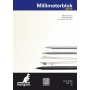 kangaro Bloc de papier millimtr, A4, 80 g/m2, 25 feuilles