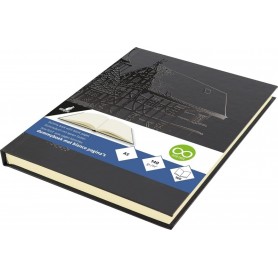 kangaro Cahier de croquis Design, 160 pages, A5, noir