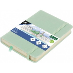 kangaro Carnet de croquis, couverture PU rigide, A6, menthe
