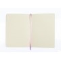 kangaro Cahier de croquis, couverture PU rigide, A5, lilas