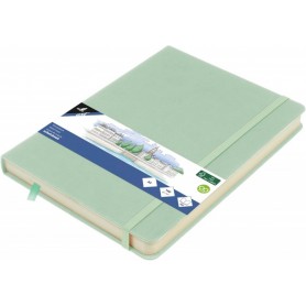 kangaro Cahier de croquis, couverture PU rigide, A5, menthe