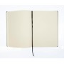 kangaro Cahier de croquis, couverture PU rigide, A4, noir