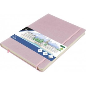 kangaro Cahier de croquis, couverture PU rigide, A4, lilas