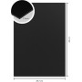 kangaro Carton plume, A3, paisseur: 3 mm, noir
