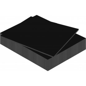 kangaro Carton plume, 500 x 700 mm, paisseur: 5 mm, noir