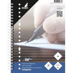 kangaro Cahier, A5, lign, 160 pages