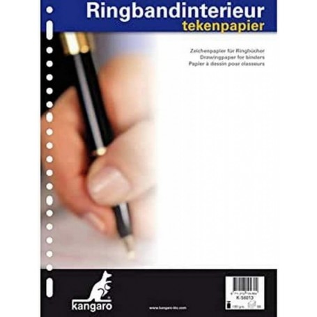 kangaro Feuillets mobiles, 220 x 297 mm, uni, 100 pages