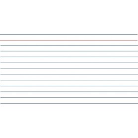 kangaro Fiches bristol, 235 x 170 mm, lign, blanc
