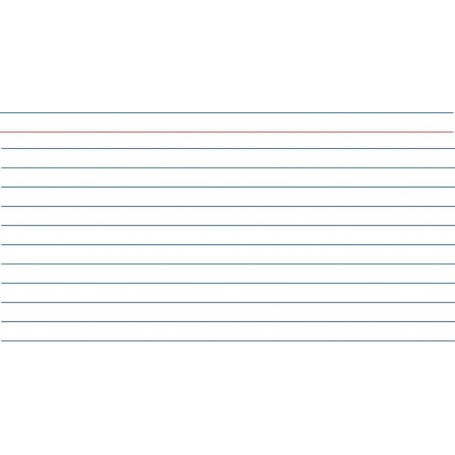kangaro Fiches bristol, 235 x 170 mm, lign, blanc