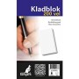 kangaro Bloc-notes, 115 x 198 mm, uni, 200 feuilles