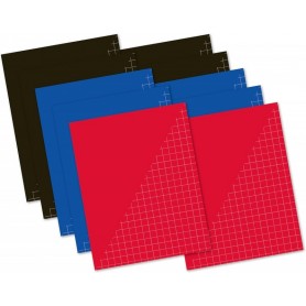 kangaro Cahier, A5, quadrill 10 mm, assorti