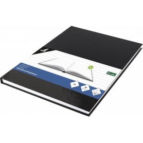 kangaro Cahier, A4, 160 pages, lign, noir