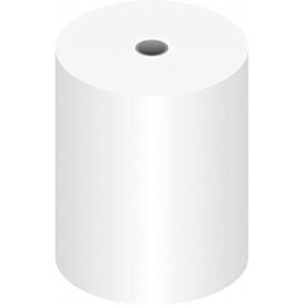 kangaro Rouleau de caisse, 76 mm x 46 m x 12 mm, blanc