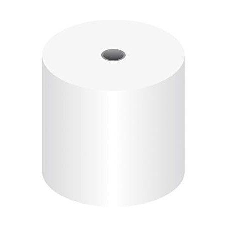 kangaro Rouleau de caisse, 57 mm x 46 m x 12 mm, blanc