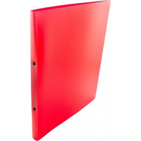 kangaro Classeur anneaux, 2 anneaux, PP, A4, rouge