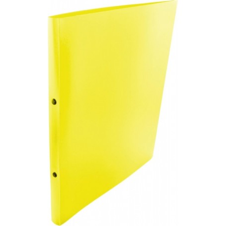kangaro Classeur anneaux, 2 anneaux, PP, A4, jaune
