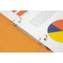 kangaro Classeur anneaux, 2 anneaux, PP, A4, orange