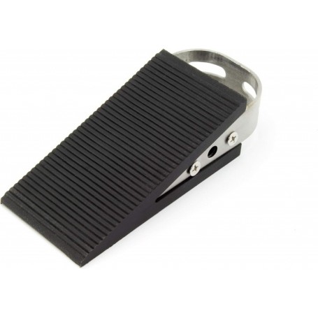kangaro Cale-porte, caoutchouc/inox, longueur: 130 mm, noir