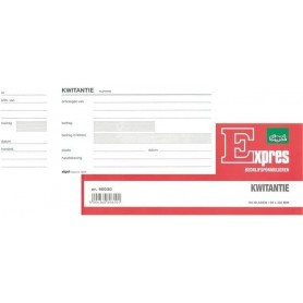 Expres Kwitantieboek, 205 x 84 mm, 100 vel