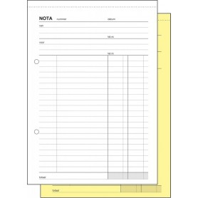Expres Notakopieblok, zelfkopierend, A5 staand, 2 x 50 vel