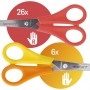 WESTCOTT Bloc pour ciseaux, bois, garni, incl. 32 paires