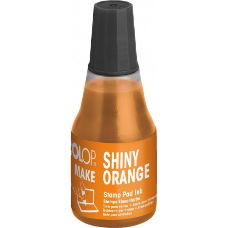 COLOP Encre pour tampon encreur MAKE, 25 ml, shiny orange