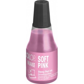 COLOP Encre pour tampon encreur MAKE, 25 ml, soft pink