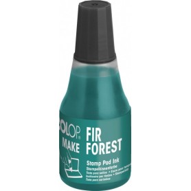 COLOP Encre pour tampon encreur MAKE, 25 ml, fir forest