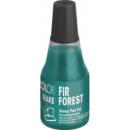 COLOP Encre pour tampon encreur MAKE, 25 ml, fir forest