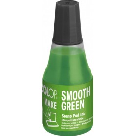 COLOP Encre pour tampon encreur MAKE, 25 ml, smooth green