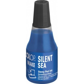 COLOP Encre pour tampon encreur MAKE, 25 ml, silent sea