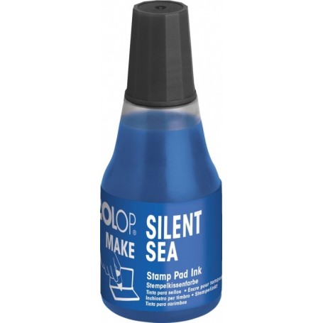 COLOP Encre pour tampon encreur MAKE, 25 ml, silent sea