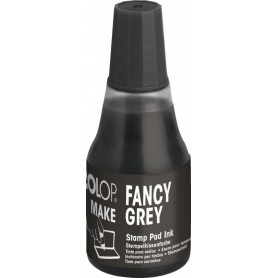 COLOP Encre pour tampon encreur MAKE, 25 ml, fancy grey