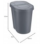 plast team Poubelle tri slectif SEATTLE DUO, 2x25 L, argent