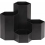 WEDO Multipot HONEYCOMB, 4 compartiments, PP, noir