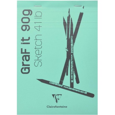 Clairefontaine Bloc croquis GRAF\'IT, A6, assorti