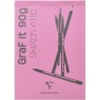 Clairefontaine Bloc croquis GRAF\'IT, A6, assorti