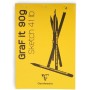 Clairefontaine Bloc croquis GRAF\'IT, A6, assorti