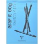 Clairefontaine Bloc croquis GRAF\'IT, A6, assorti