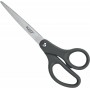 LEITZ Ciseaux Titanium, longueur: 180 mm, rond, gris