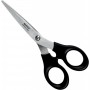 LEITZ Ciseaux, longueur: 165 mm, rond, noir