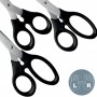 LEITZ Set de ciseaux, 3 piŠces, rond, noir