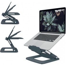 LEITZ Support pour ordinateur portable Ergo, gris fonc‚