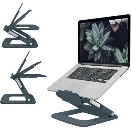 LEITZ Support pour ordinateur portable Ergo, gris fonc‚