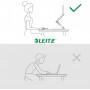 LEITZ Support pour ordinateur portable Ergo, gris fonc‚