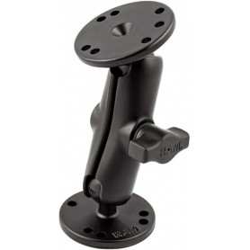 RAM Mount Universal Double Ball Mount with 2 round plates