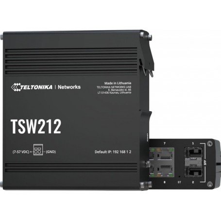 Teltonika TSW212 8-Port Switch +2 SFP managebar