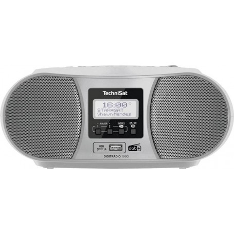TechniSat Digitradio 1990 DAB+ Radiorecorder silber